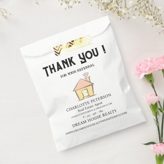 紹介状代理人に感謝実在する フェイバーバッグ (封をした状態)