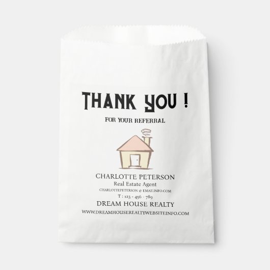 紹介状代理人に感謝実在する フェイバーバッグ (正面)
