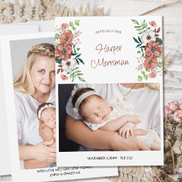 紹介2フォトオータムフラワーズ誕生 案内状