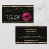 紹介 – ホットピンクグリッター口紅 (正面/裏面)