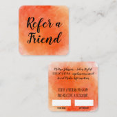 紹介/水彩 紹介カード (正面/裏面)