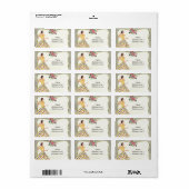 紹介。..私の住所!返信用宛名ラベル ラベル (フルシート)