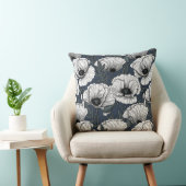 紺地 クッション (椅子)