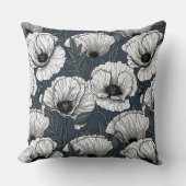 紺地 クッション (正面)