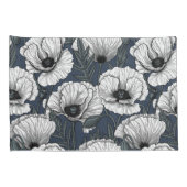 紺地 枕カバー (裏面-右)