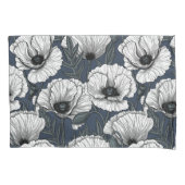 紺地 枕カバー (正面左)