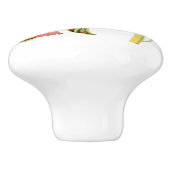 紺碧によって戴冠させるハチドリ セラミックノブ (側面)