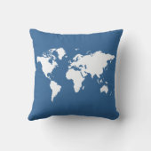 紺碧のエレガントな世界 クッション (裏面)