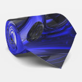 紺碧の抽象芸術のタイ ネクタイ (ロール)