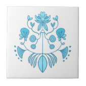 紺碧の日曜日の庭のタイル タイル (正面)