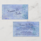 紺碧の水彩画 名刺 (正面/裏面)