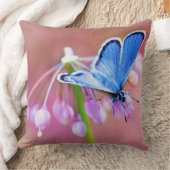 紺碧の蝶 クッション (ブランケット)