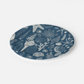 紺碧の貝 ペーパープレート (アングル)