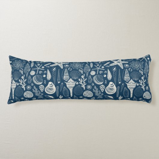 紺碧の貝 ボディピロー (正面)