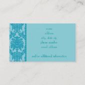 紺碧 名刺 (裏面)