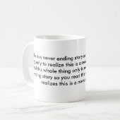 終ることがない物語のマグ コーヒーマグカップ (正面左)