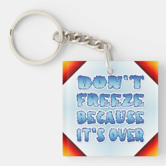 終わったために凍結しない キーホルダー (正面)