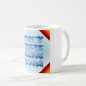 終わったために凍結しない コーヒーマグカップ (正面右)