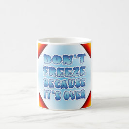 終わったために凍結しない コーヒーマグカップ