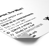 「終わったよ、何を？」 ポスター (角)