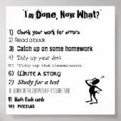 「終わったよ、何を？」 ポスター (正面)