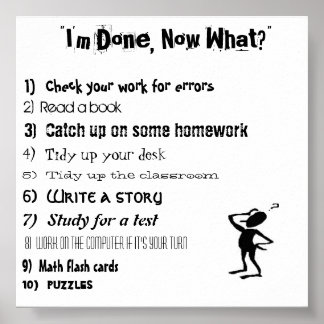 「終わったよ、何を？」 ポスター