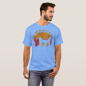 終わったら教えてネコ Tシャツ (正面フル)