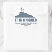 終わった – イエスの過ぎ越しのイースタークロス スクエアシール (バッグ)