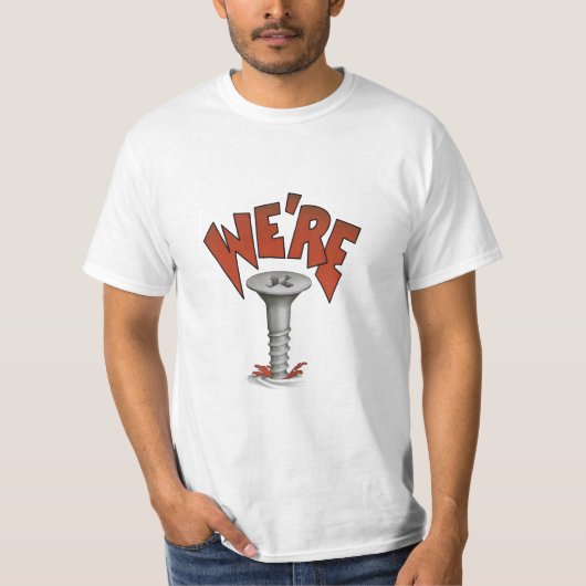 「終わった」ポジティブTシャツ Tシャツ (正面)