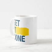 終わらせる コーヒーマグカップ (正面左)