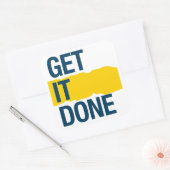 終わらせる スクエアシール (封筒)