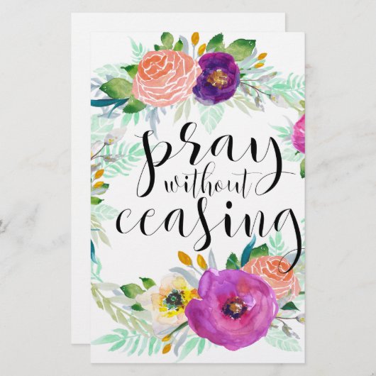 終わらないで祈って下さい 便箋 (正面/裏面)