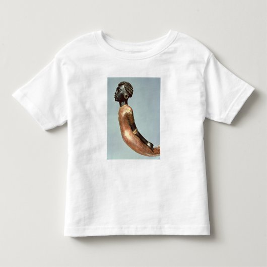 終わりからのアフリカ人の姿 トドラーTシャツ (正面)