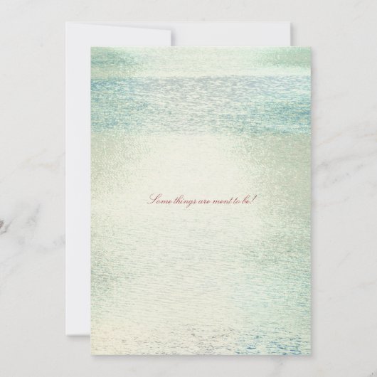 終わりなきラブ映画ポスタースタイル 招待状 (裏面)