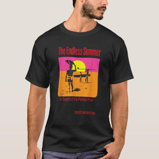 終わりなき夏のオリジナル映画ポスター Tシャツ (正面)
