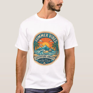 終わりなき夏のTシャツ Tシャツ