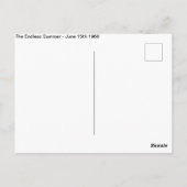 終わりなき夏 – 1966年6月15日 ポストカード (裏面)