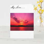 終わりなき愛 カード (黄色い花)