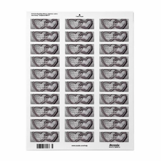 終わりなき愛 ラベル (フルシート)