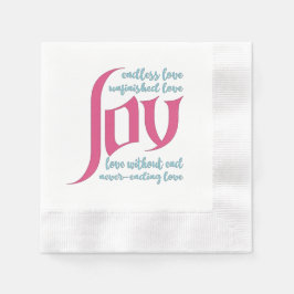終わりなき愛 縁ありカクテルナプキン