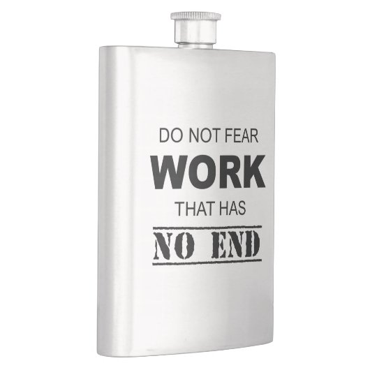 終わりのない仕事を恐れてはいけない フラスク (右)