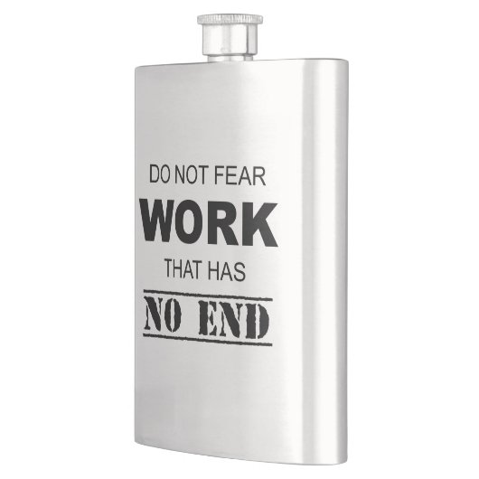 終わりのない仕事を恐れてはいけない フラスク (左)