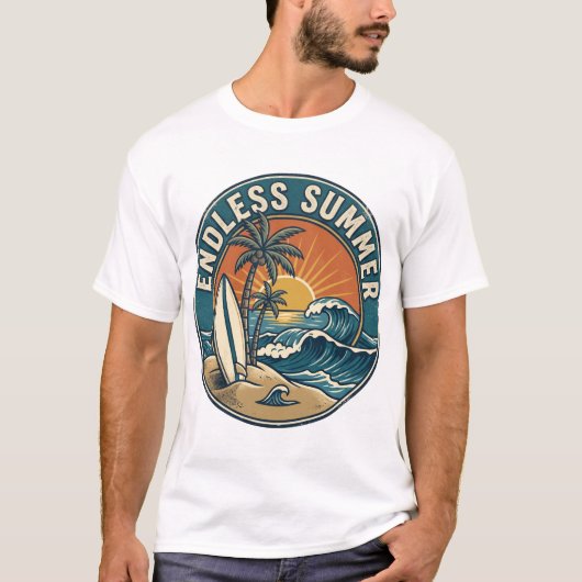 終わりのない夏 男女兼用Tシャツ Tシャツ (正面)