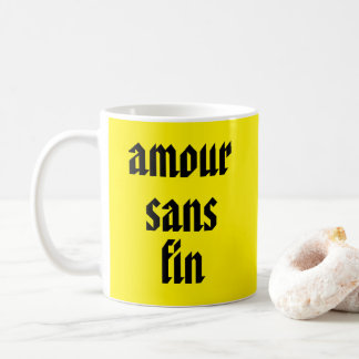 終わりのない愛 (Amour Sans Fin) コーヒーマグカップ