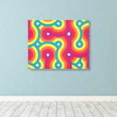 終わりのない渦巻き キャンバスプリント (インサイチュ (ウッドフロア))