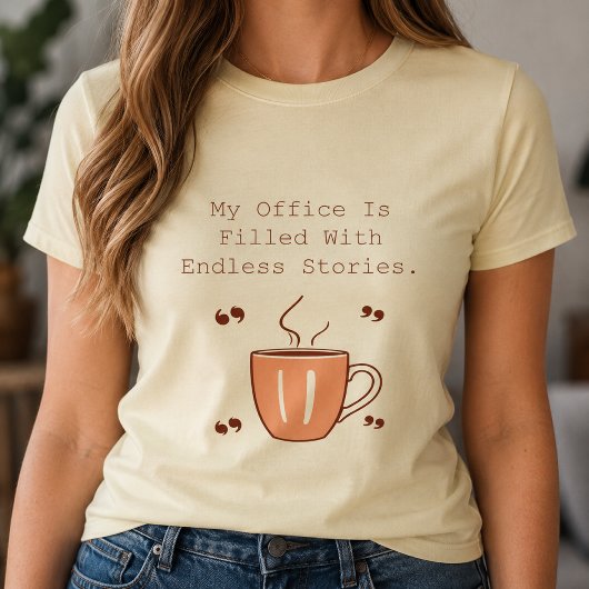 終わりのない物語に満ちた私のオフィス 読者 Tシャツ