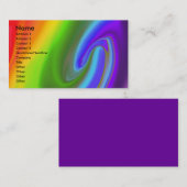 終わりの名刺(スタイル2)無しの虹 名刺 (正面/裏面)