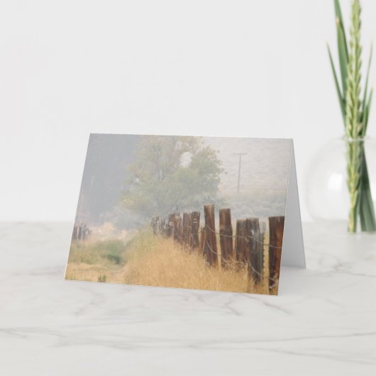 終わりの悔やみや弔慰カード無しの細道 カード (正面)