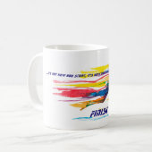 終わりの感動的なマグ コーヒーマグカップ (正面左)