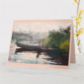 終わりの日,ウィンスローホーマーによるアディロンドック カード (黄色い花)